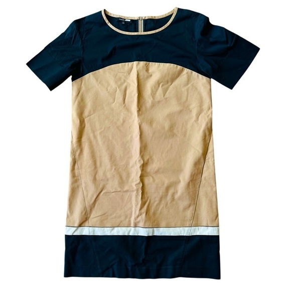 Lafayette 148 New York Dresses & Skirts - Lafayette 148 Farrah Color Block Shift Dress Size SMALL with pockets